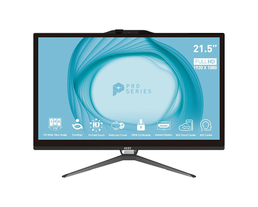 EAN 4711377192521 - MSI Pro AP222T 13M-226ES All-in-One PC Intel® Pentium® Gold G7400 54,6 cm (21.5") 1920 x 1080 Pixeles Pan imagen 1