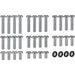 EAN 841872173443 - Chief FHB5147 tornillo/tuerca 50 mm 36 pieza(s) M8 Kit de tornillos imagen 1