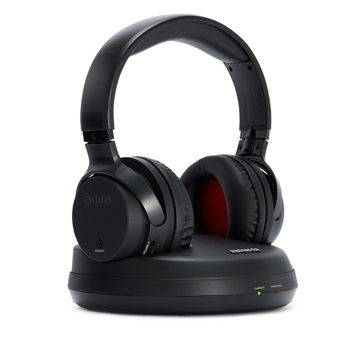 EAN 8435256897562 - Aiwa WHF-880 auricular y casco Auriculares Inalámbrico Diadema Música Base de carga Negro imagen 1