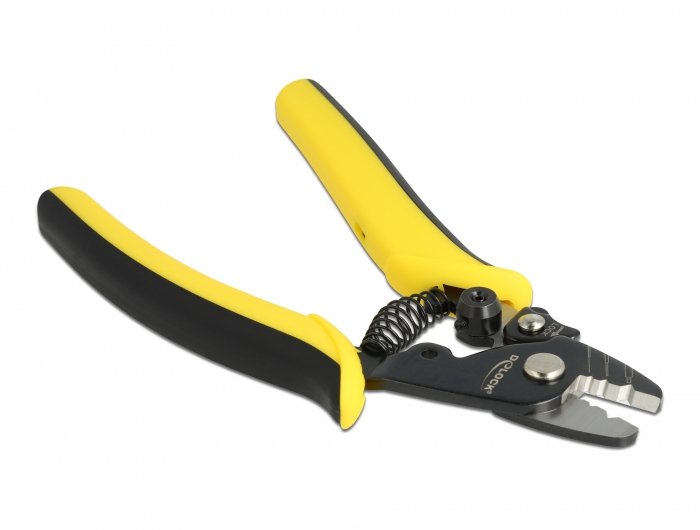 EAN 4043619905522 - DeLOCK 90552 crimpadora Herramienta pelacables Negro, Amarillo imagen 1