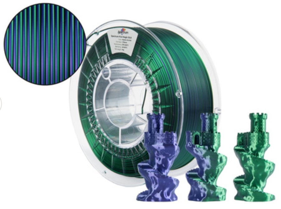 EAN 5905991404569 - Spectrum Filaments 81415 material de impresión 3d Ácido poliláctico (PLA), Seda Multicolor 1 kg imagen 2