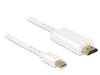 EAN 4043619837083 - DeLOCK 83708 adaptador de cable de vídeo 3 m Mini DisplayPort HDMI Blanco imagen 1