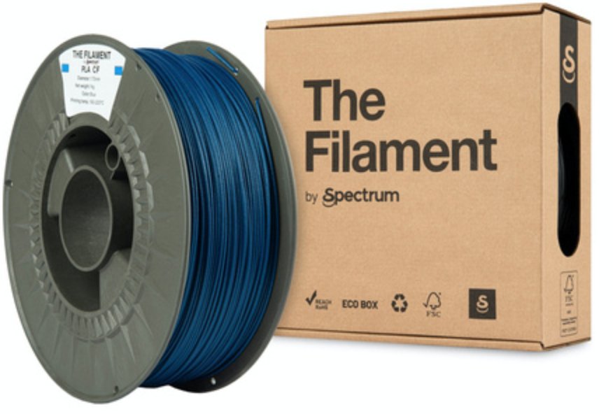 EAN 5907138401202 - Spectrum Filaments TF-24095 material de impresión 3d Ácido poliláctico con fibra de carbono (PLA-CF) Azul imagen 1