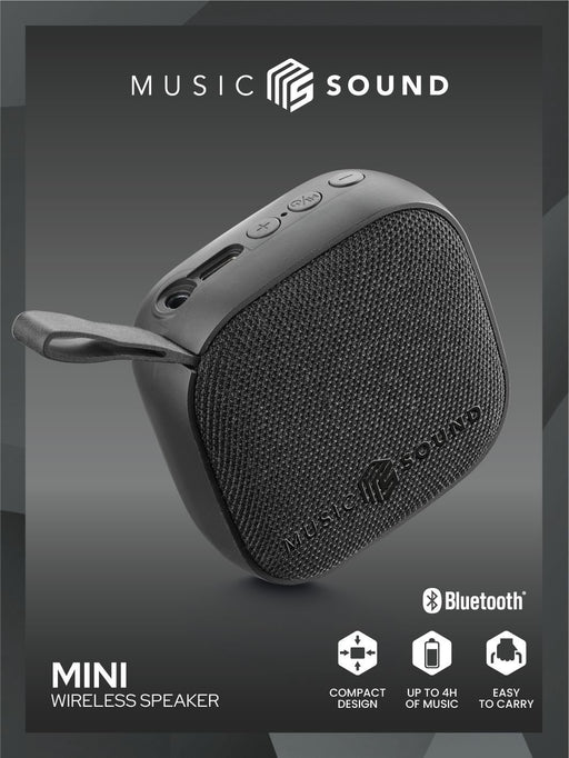 EAN 8018080490491 - Music Sound BTSPKMSMINI3K altavoz portátil o de fiesta Altavoz monofónico portátil Negro 3 W imagen 2