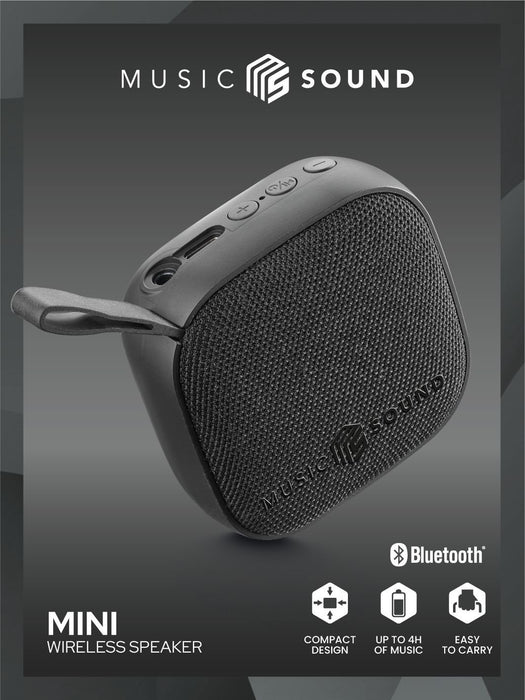 EAN 8018080490491 - Music Sound BTSPKMSMINI3K altavoz portátil o de fiesta Altavoz monofónico portátil Negro 3 W imagen 2