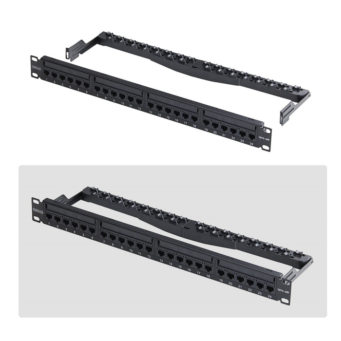 EAN 65030911924 - StarTech.com C6PANELUTP241UFT panel de parcheo imagen 3