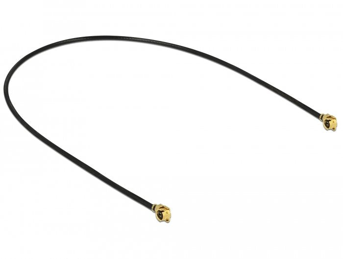 EAN 4043619896080 - DeLOCK 89608 cable coaxial 1.13 0,2 m MHF (I-PEX) Negro, Oro imagen 2