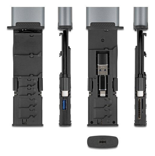 EAN 4043619910182 - DeLOCK 91018 lector de tarjeta USB 3.2 Gen 1 (3.1 Gen 1) Type-A/Type-C Negro, Gris imagen 5