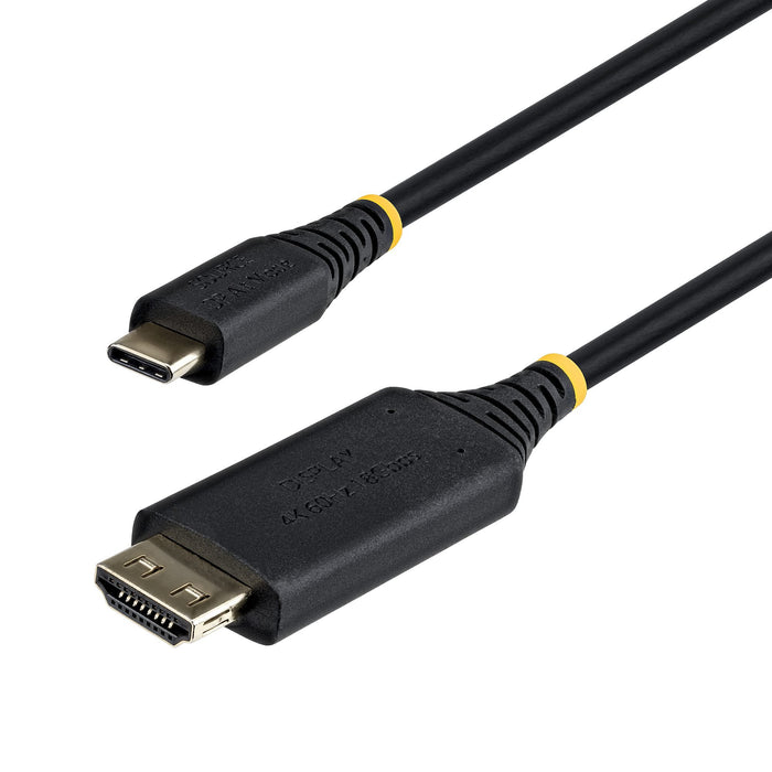 EAN 65030928120 - StarTech.com 2M-USBC-HDMI-4K60-G adaptador de cable de vídeo USB Tipo C HDMI tipo A (Estándar) Negro imagen 3