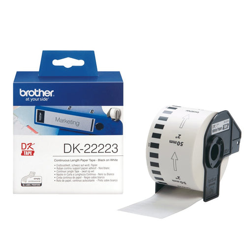 EAN 4977766654982 - Brother DK-22223 etiqueta de impresora Blanco imagen 1