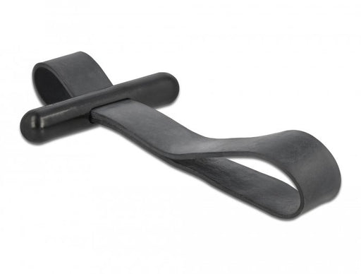 EAN 4043619183371 - DeLOCK Kabelbinder mit Gummischlaufe schwarz presilla Caucho imagen 1