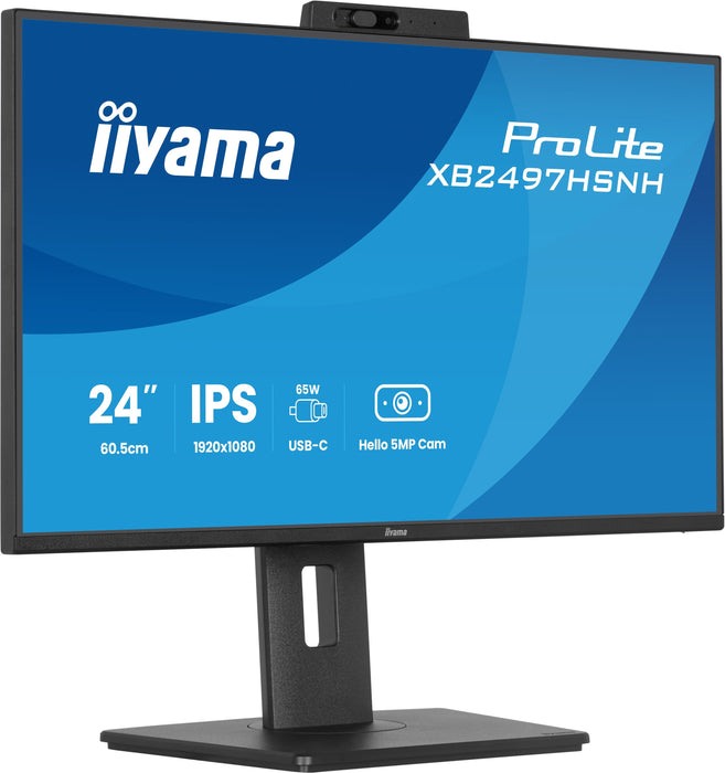 EAN 4948570125968 - iiyama ProLite XB2497HSNH-B1 24IN IPS LCD 4MS 1920X1080 350CD/M2 HDMI/DP/USB 2 pantalla para PC 60,5 cm ( imagen 5
