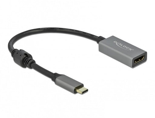 EAN 4043619665716 - DeLOCK 66571 adaptador de cable de vídeo 0,2 m USB Tipo C HDMI tipo A (Estándar) Negro, Gris imagen 1
