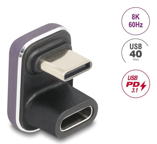EAN 4043619607372 - DeLOCK 60737 cambiador de género para cable USB Type-C Violeta imagen 1