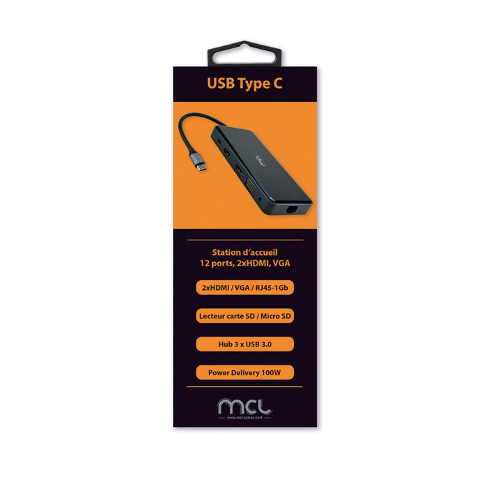 EAN 3700224766658 - MCL MD1A99AUSB3C557 base para portátil y replicador de puertos Alámbrico USB 3.2 Gen 1 (3.1 Gen 1) Type-C imagen 6