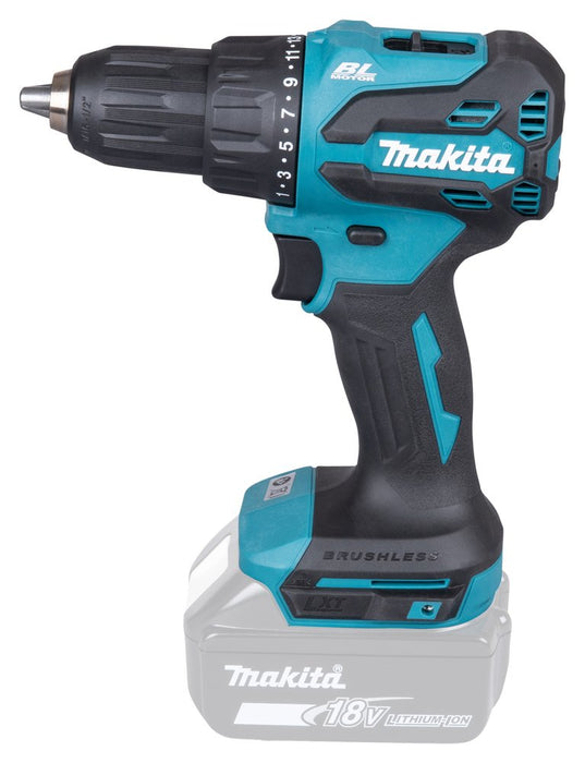 EAN 197050010247 - Makita DHP490Z destornillador eléctrico y llave de impacto 1900 RPM Azul, Negro imagen 2