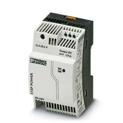 EAN 4046356172844 - Phoenix Contact STEP-PS/ 1AC/24DC/1.75 unidad de fuente de alimentación Gris imagen 1