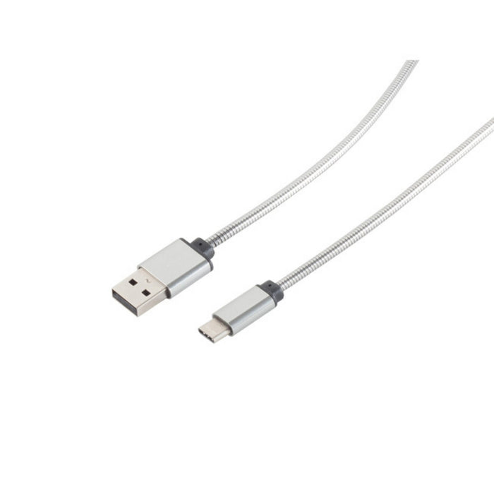 EAN 4017538113153 - S/CONN maximum connectivity 14-12001 cable USB USB 2.0 1 m USB A USB C Plata imagen 1