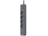 EAN 5907512868959 - Tracer Power Line+ 5 sockets base múltiple 1,5 m 4 salidas AC Interior Grafito imagen 3