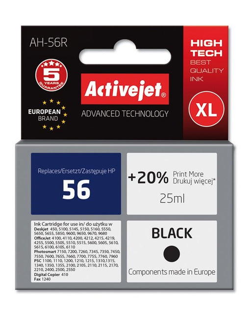 EAN 5904356280657 - Activejet AH-56R cartucho de tinta 1 pieza(s) Compatible Alto rendimiento (XL) imagen 2