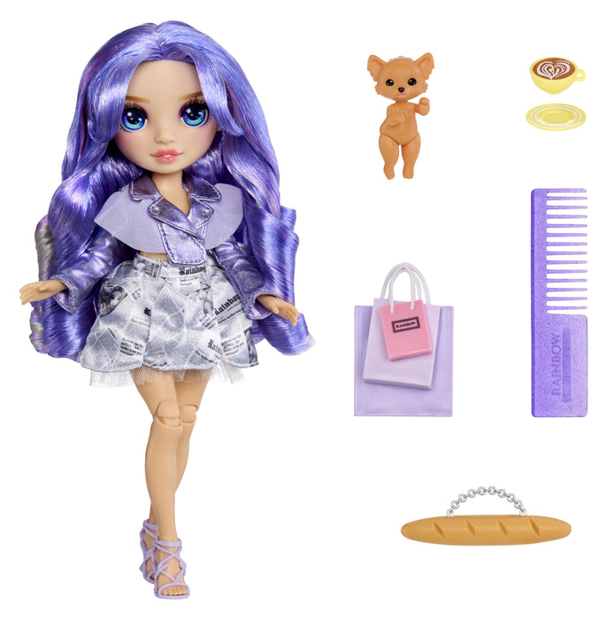 EAN 0035051248798 - Rainbow High Pretty in Paris Fashion - Violet Willow (Purple) imagen 2