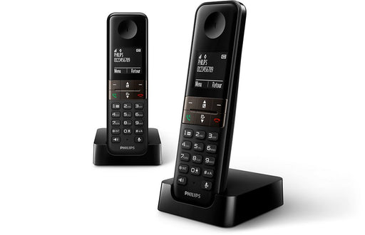 EAN 4895229101142 - Philips D4702B/34 teléfono Teléfono DECT Identificador de llamadas Negro imagen 1