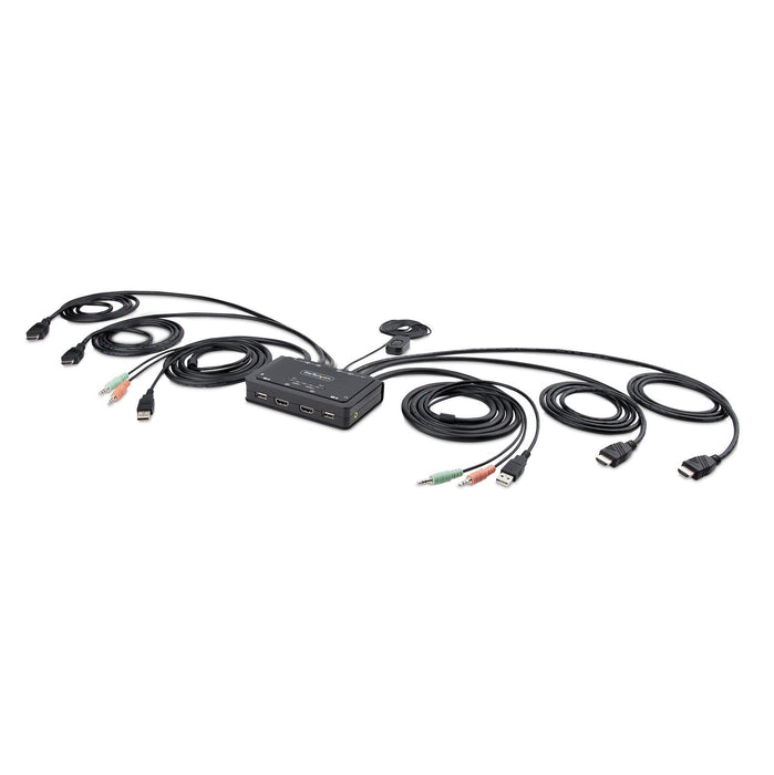 EAN 0065030899222 - StarTech.com C2-DH46-UA2-CBL-KVM interruptor KVM Negro imagen 1