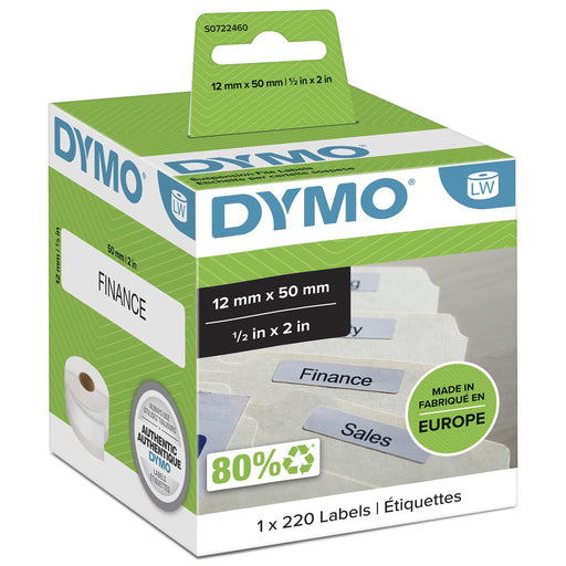 EAN 5411313990172 - DYMO LW - Multi-Purpose Labels - 12 x 50 mm - S0722460 Blanco Etiqueta para impresora autoadhesiva imagen 1