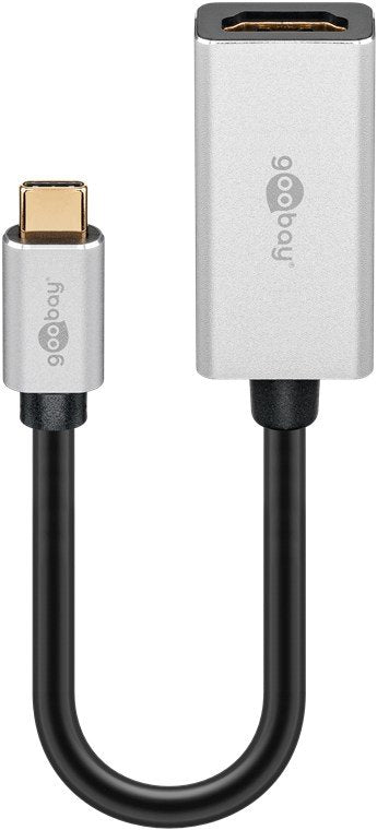 EAN 4040849601941 - Goobay 60194 Adaptador gráfico USB Negro, Plata imagen 1