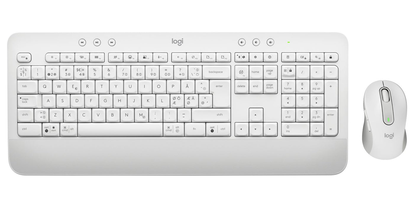 EAN 5099206105485 - Logitech 920-011038 teclado Ratón incluido Oficina Bluetooth QWERTY Nórdico Blanco imagen 1