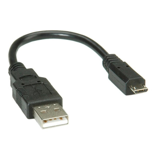 EAN 7611990120123 - ROLINE 11.02.8310 cable USB USB 2.0 0,15 m Micro-USB B USB A Negro imagen 1