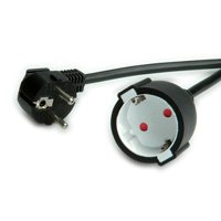 EAN 7611990138074 - VALUE 19.99.1167 base múltiple 5 m 1 salidas AC Interior Negro imagen 1