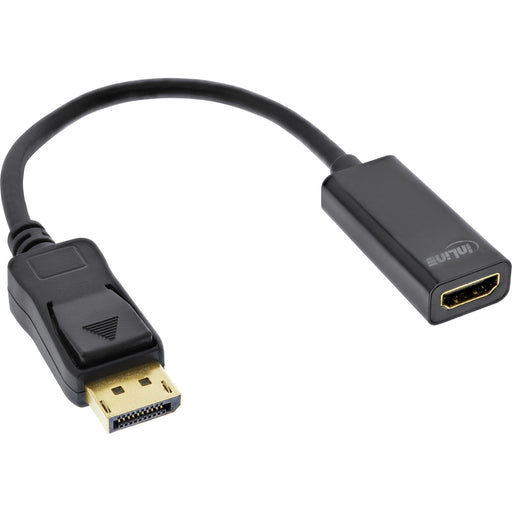 EAN 4043718290611 - InLine 17198E adaptador de cable de vídeo 0,15 m DisplayPort HDMI Negro imagen 1