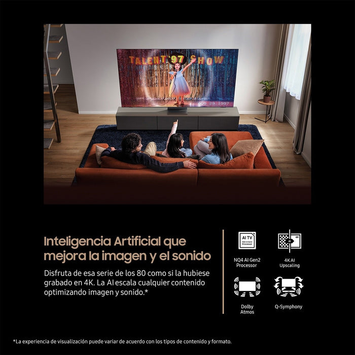 EAN 8806097233688 - Samsung TQ75QN1EFAU 190,5 cm (75") 4K Ultra HD Smart TV Wifi Negro imagen 3