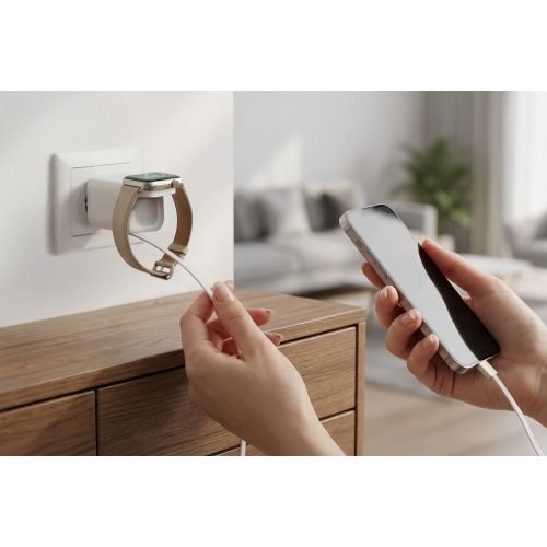 EAN 4013674222285 - Ansmann 1001-0187 cargador de dispositivo móvil Reloj inteligente, Smartphone, Tableta Blanco Corriente a imagen 3