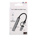 EAN 3303170116043 - T'nB HUBSLIM4 hub de interfaz USB 2.0 5000 Mbit/s Gris imagen 4