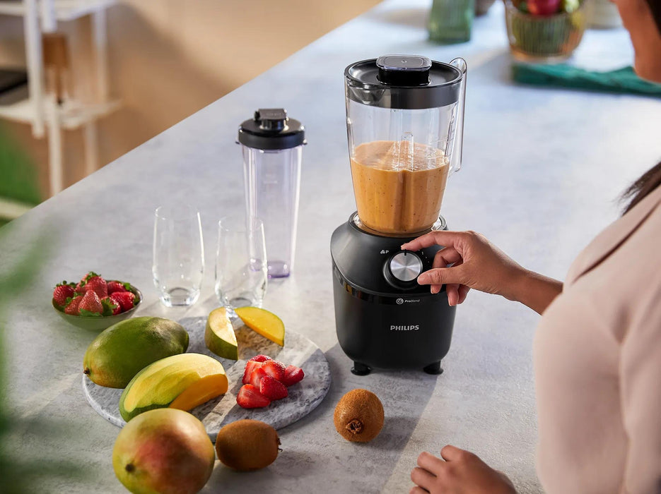 EAN 8720389001390 - Philips 3000 series HR2041/41 licuadora 1 L Batidora de vaso 450 W Negro imagen 6