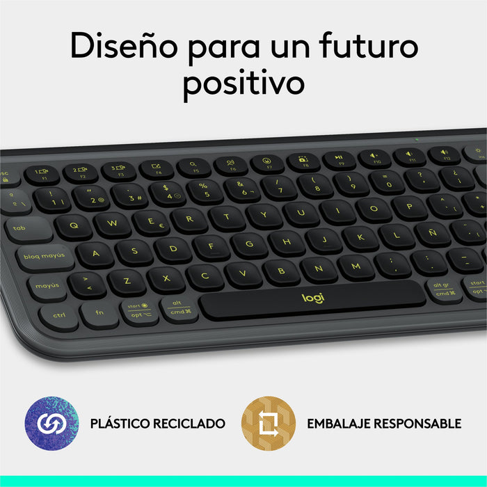 EAN 5099206127562 - Logitech 920-013068 teclado Universal Bluetooth QWERTY Español Grafito imagen 19