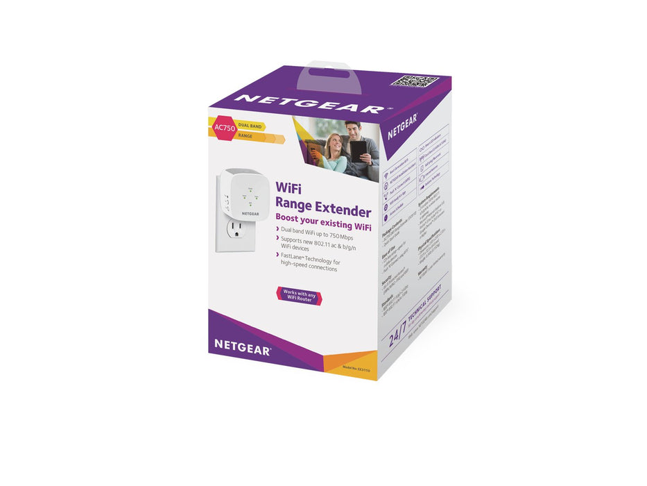 EAN 0606449120790 - NETGEAR EX3110 Transmisor y receptor de red Blanco 10, 100, 300 Mbit/s imagen 3