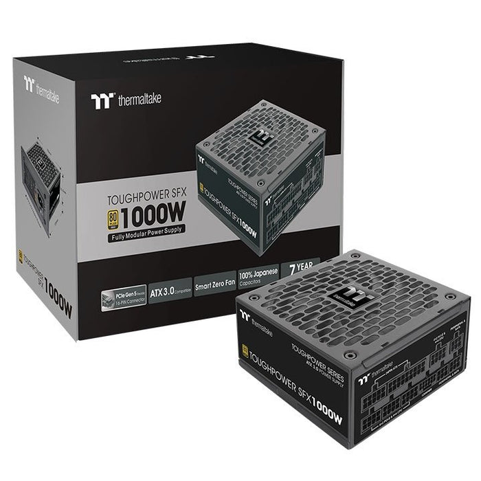 EAN 4713227535212 - Thermaltake SFX-1000AH2FKG unidad de fuente de alimentación 1000 W 24-pin ATX SFX-L Negro imagen 6