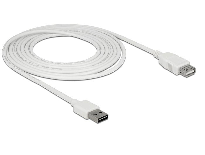 EAN 4043619852017 - DeLOCK 85201 cable USB USB 2.0 3 m USB A Blanco imagen 1
