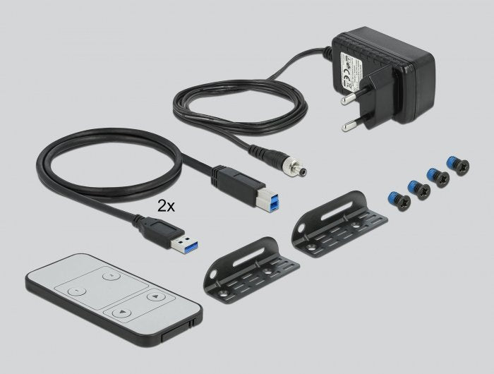 EAN 4043619114825 - DeLOCK 11482 interruptor KVM Negro imagen 3