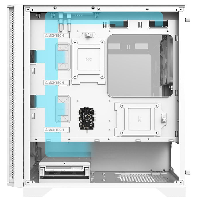 EAN 4710562745252 - Montech Air 100 ARGB Mini Tower Blanco imagen 5