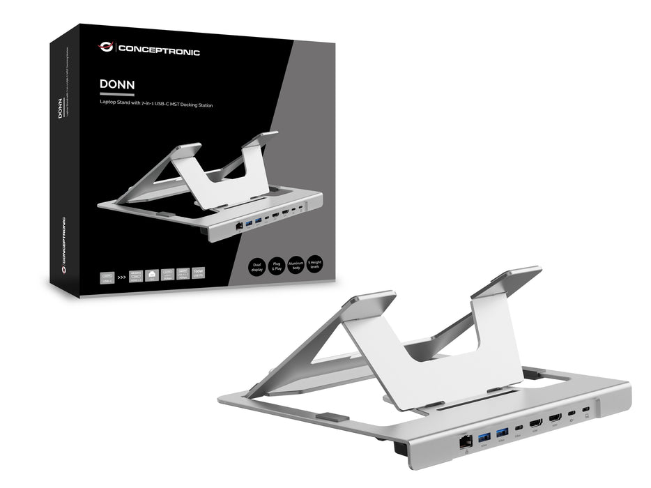 EAN 4015867244319 - Conceptronic DONN35S soporte para ordenador portátil Plata imagen 7