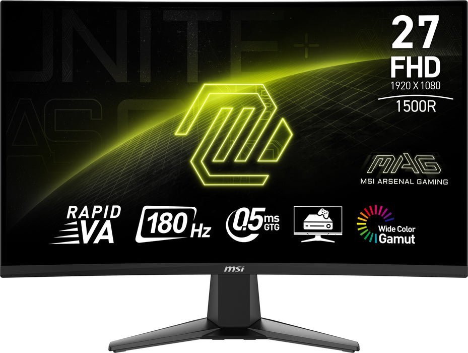 EAN 4711377186537 - MSI MAG 27C6F pantalla para PC 68,6 cm (27") 1920 x 1080 Pixeles Full HD LCD Negro imagen 1