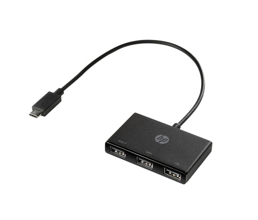 EAN 0190780850923 - HP USB-C to USB-A Hub USB 3.2 Gen 1 (3.1 Gen 1) Type-C Negro imagen 1