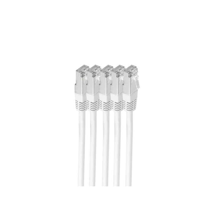 EAN 4017538081612 - shiverpeaks BS75711-H0.25W-SET5 cable de red Blanco 0,25 m Cat6 S/FTP (S-STP) Alrededor imagen 1
