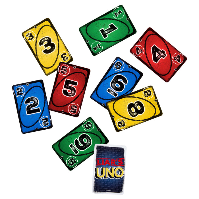 EAN 194735364275 - Games JLH43 juego de tablero Liar's UNO Juego De Cartas Perder las cartas imagen 3