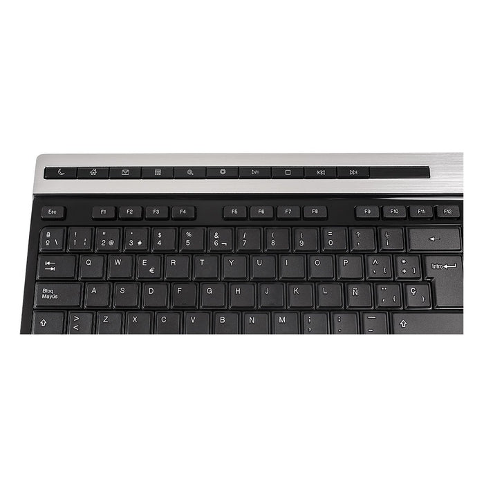 EAN 6940533541943 - UNYKAch A 2930 teclado Hogar USB QWERTY Negro, Plata imagen 5
