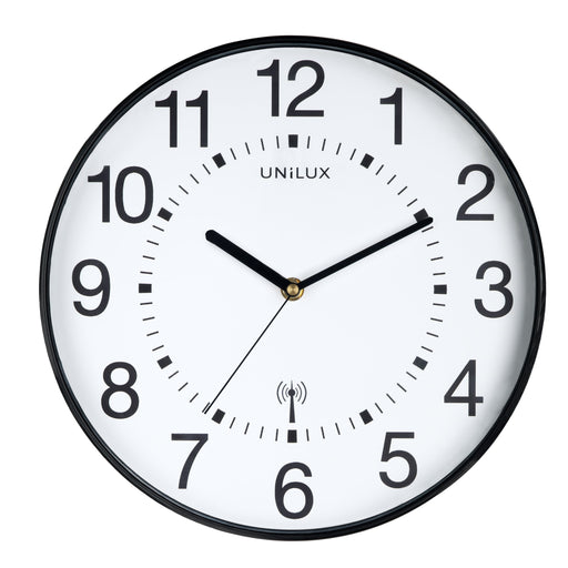 EAN 3595560024186 - Unilux WAVE Reloj atómico Alrededor Negro imagen 1